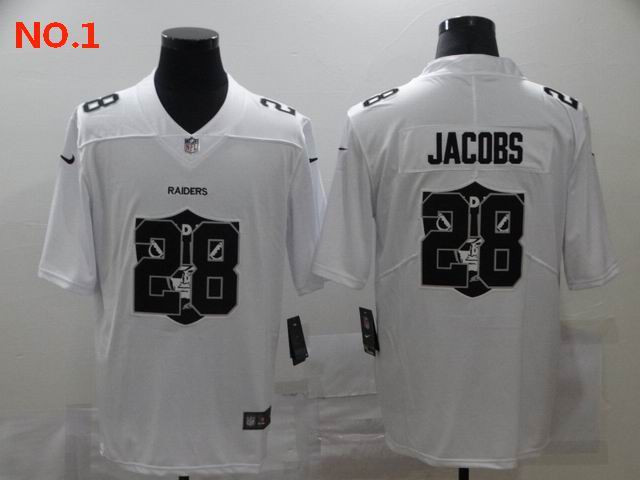 Men's Las Vegas Raiders #28 Josh Jacobs Jerseys-10